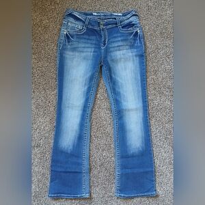 Wallflower Women's Boot Cut Jeans - Classic Blue